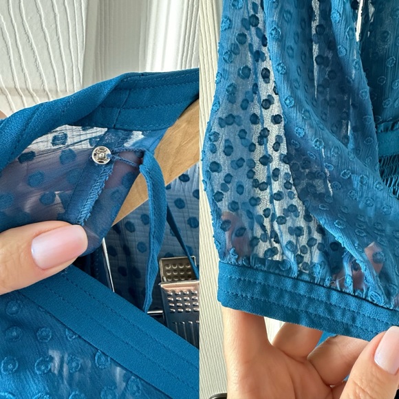 Anthropology HD in Paris Royal Blue Dress Size 8 NWT - Picture 11 of 11